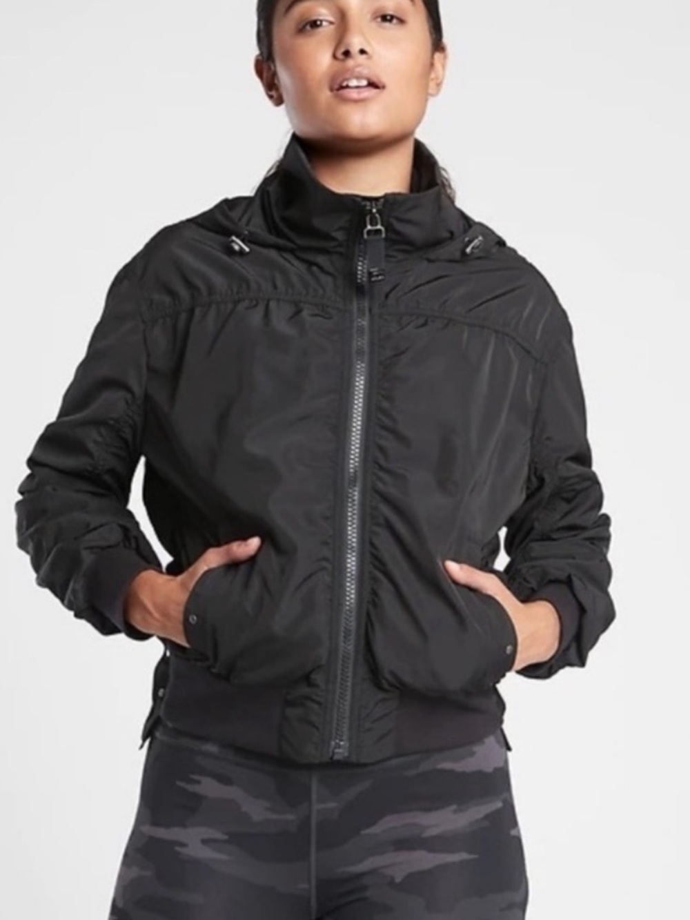 ATHLETA POINT REYES BOMBER WATER REPLELLENT JACKET XL